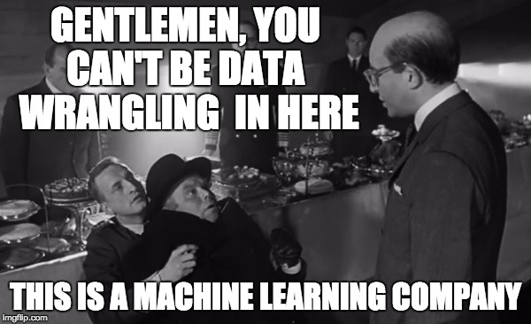 Stop data wrangling love machine learning