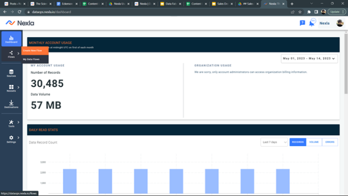 Send Data from Databricks to Databases | Nexla