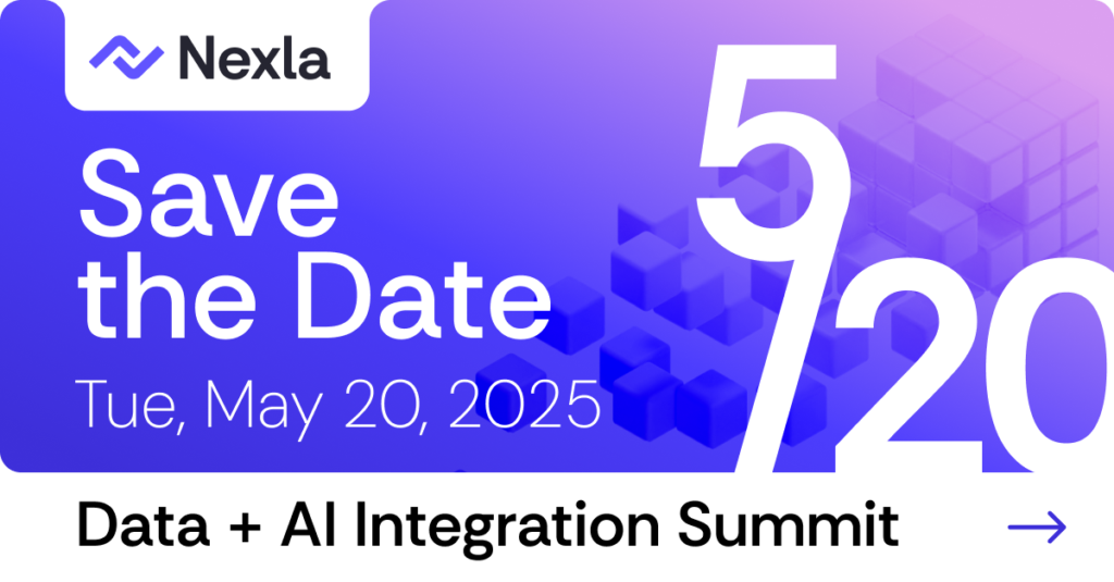 Save the Date: Data + AI Integration Summit 5/6/2025