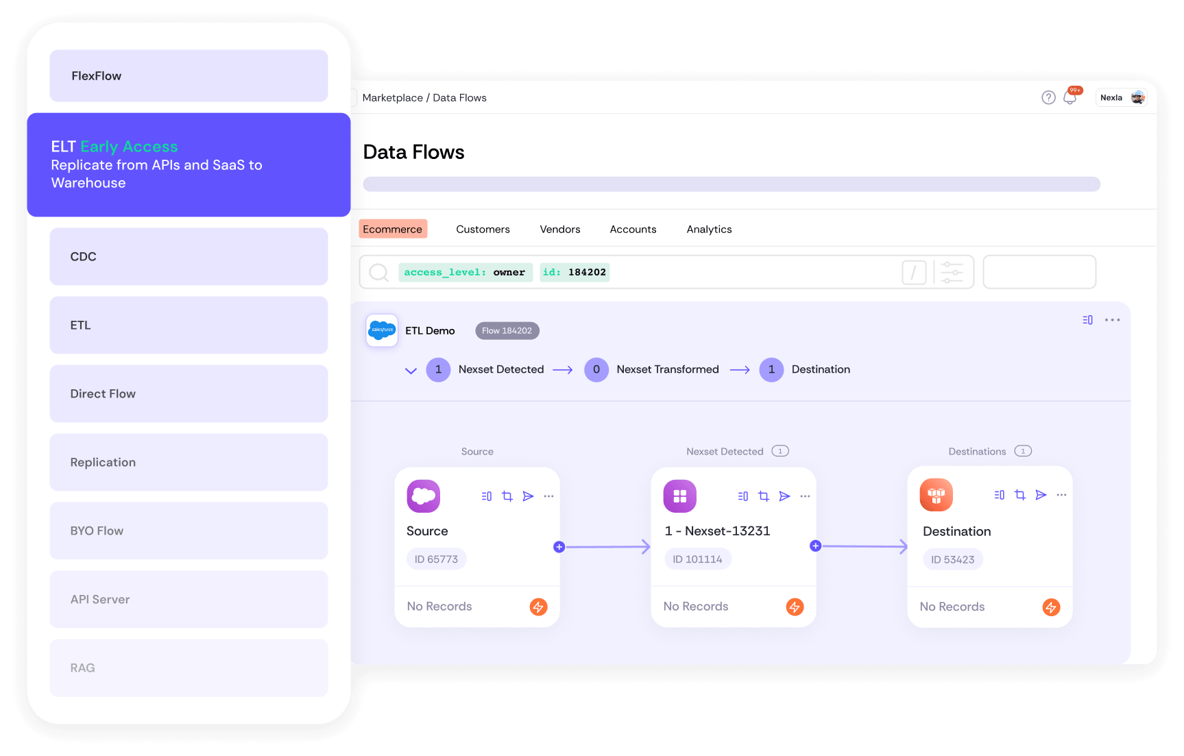 Nexla: Load any Destinations at Any Speed (ETL/ELT/R-ETL)