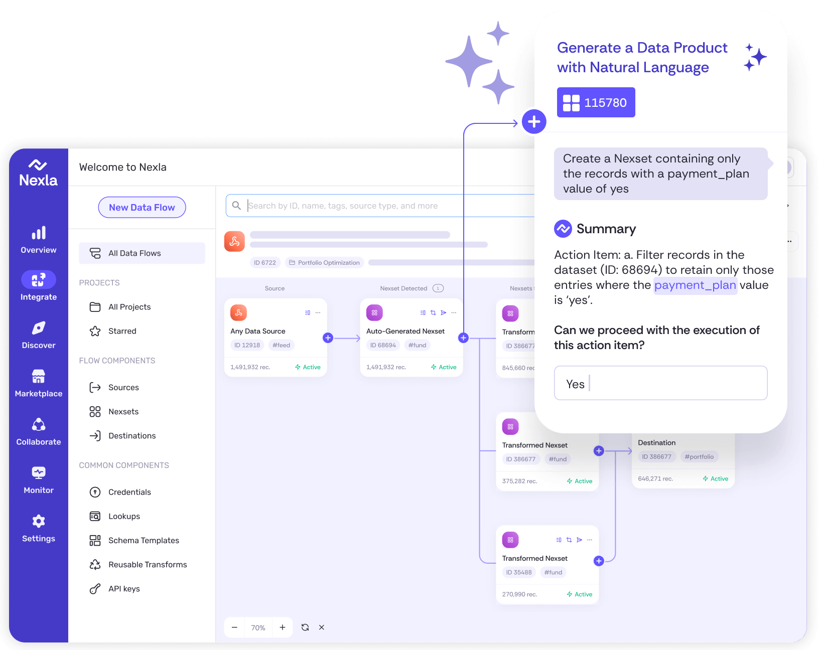 Nexla User Interface