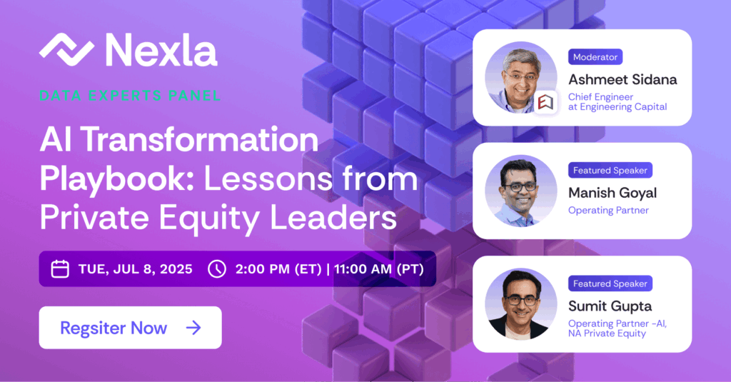 Nexla Webinar: Modernizing Enterprises with AI