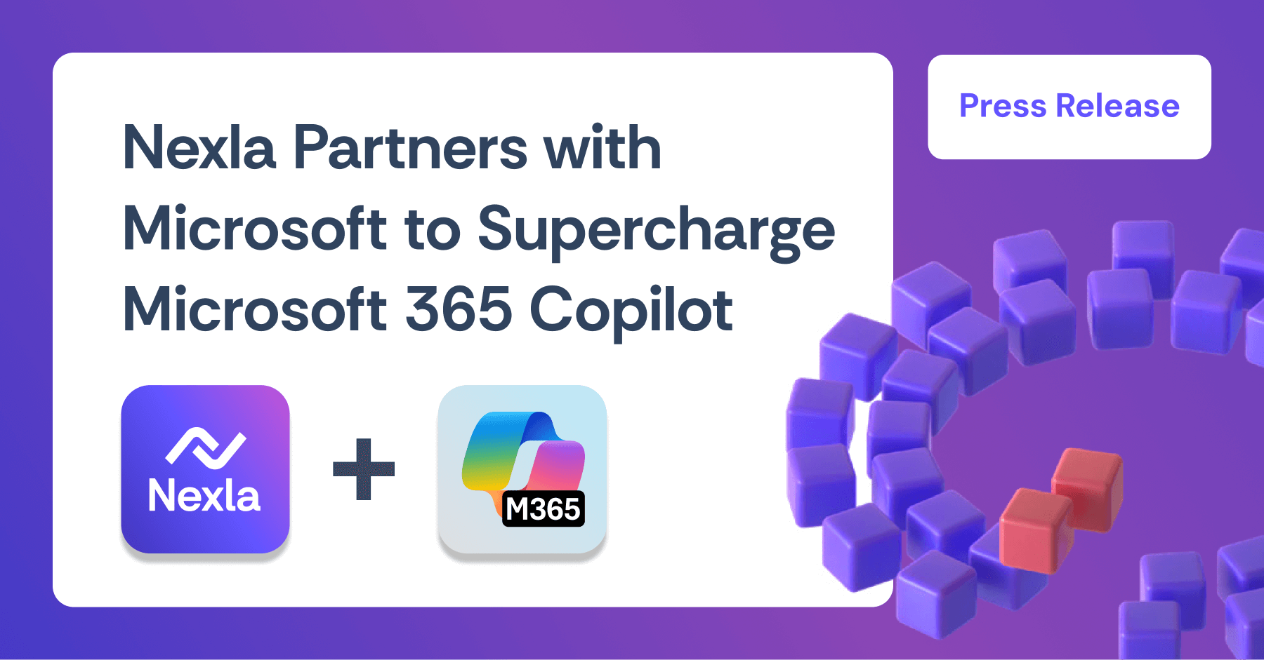 Nexla Press Release: Nexla Partners with Microsoft to Supercharge Microsoft 365 Copilot