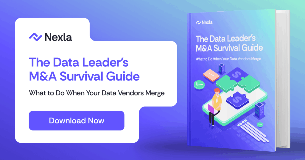 Nexla Ebook: The Data Leader's M&A Survival Guide