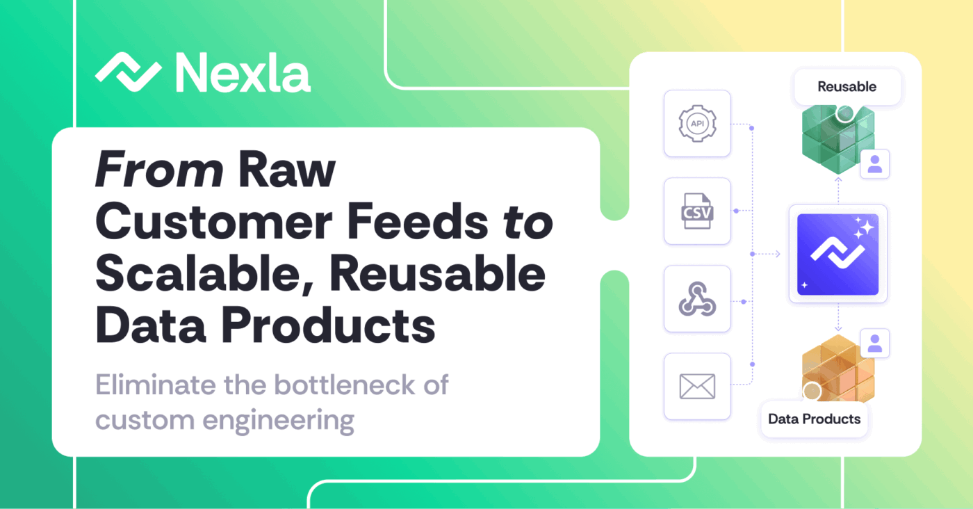 Scale Customer Data Onboarding With Reusable Data Products | Nexla