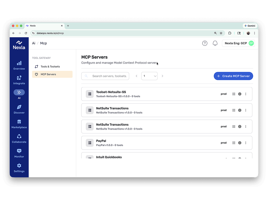 Nexla MCP Option 3: Enterprise Nexla MCP (Alpha Access)