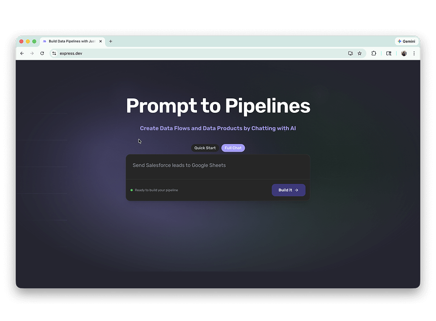 Nexla MCP Option 2: Direct to Express.dev