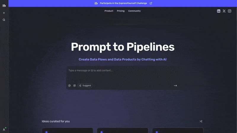 Express by Nexla: Prompt to Pipelines