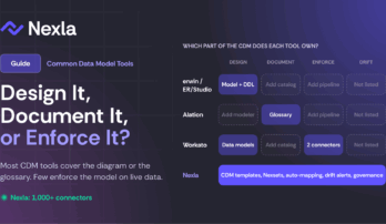Nexla Blog: Common Data Model Tools: Design It, Document It, or Enforce It?