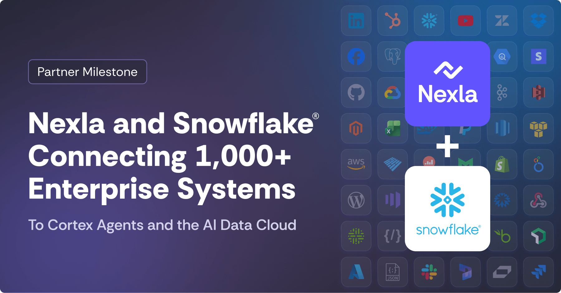 Nexla and Snowflake®: Connecting 1,000+ Enterprise Systems to Cortex Agents and the AI Data Cloud